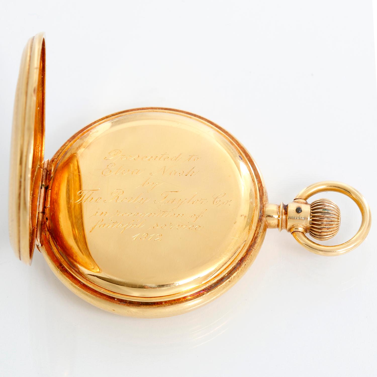 Tiffany and Co. 18K Yellow Gold Pendant Pocket Watch at 1stDibs | when ...