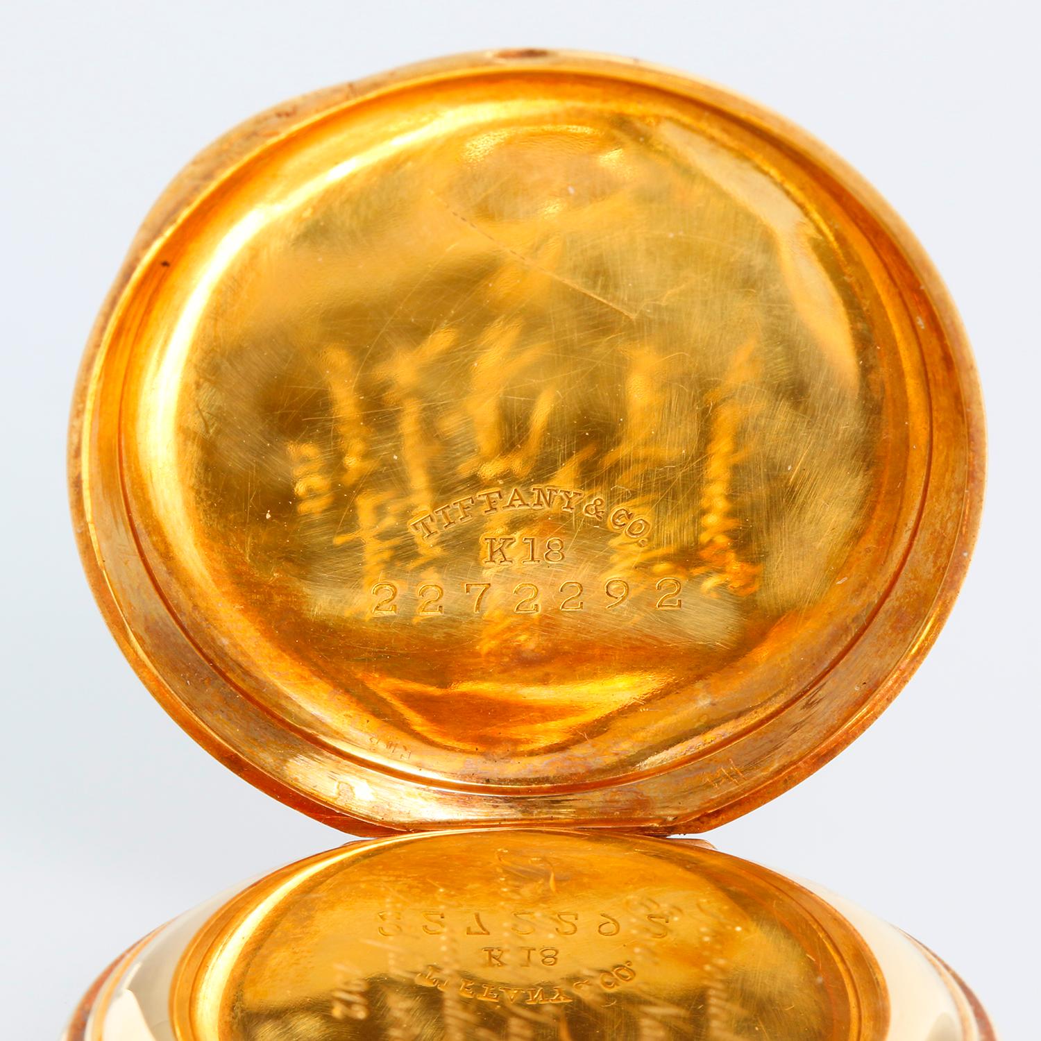 Tiffany and Co. 18K Yellow Gold Pendant Pocket Watch at 1stDibs | when ...