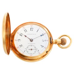 Vintage Tiffany & Co. 18K Yellow Gold Pendant Pocket Watch