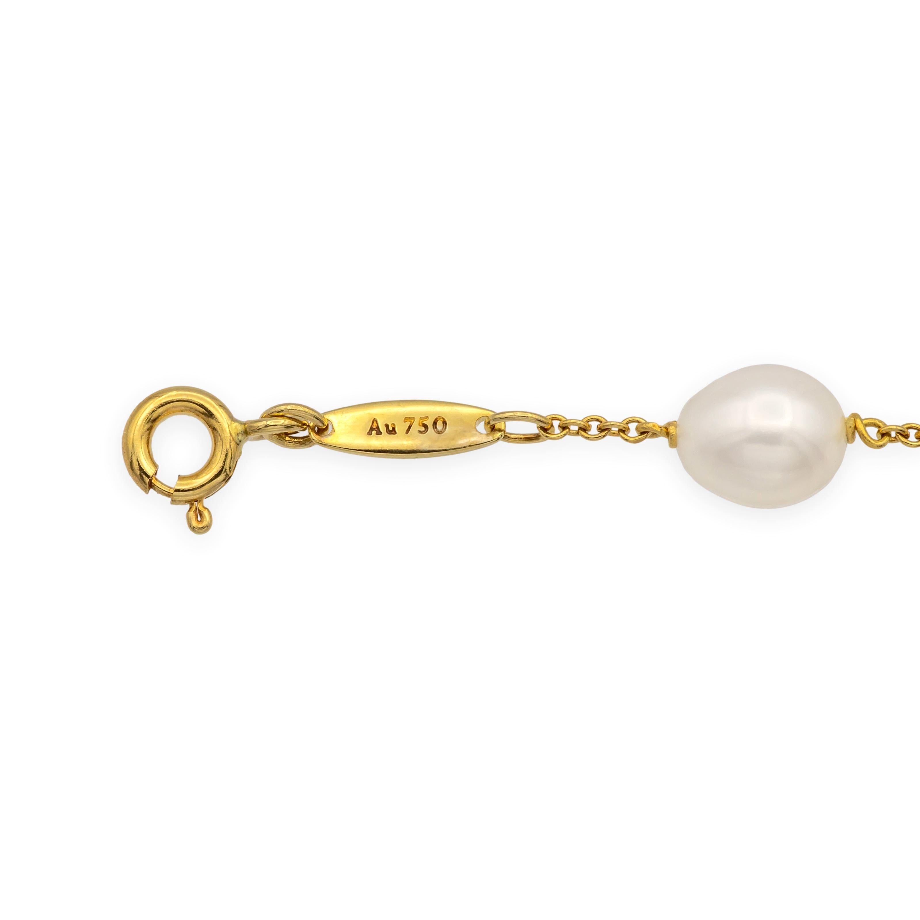 De las mujeres Tiffany & Co. Pulsera de oro amarillo de 18 quilates Peretti Pearls by the Yard 7