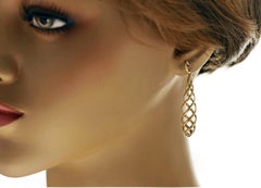 Tiffany & Co 18K Yellow Gold Picasso Venezia Luce Dangle Earrings