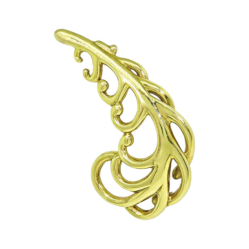 Tiffany & Co 18k Yellow Gold Pin
