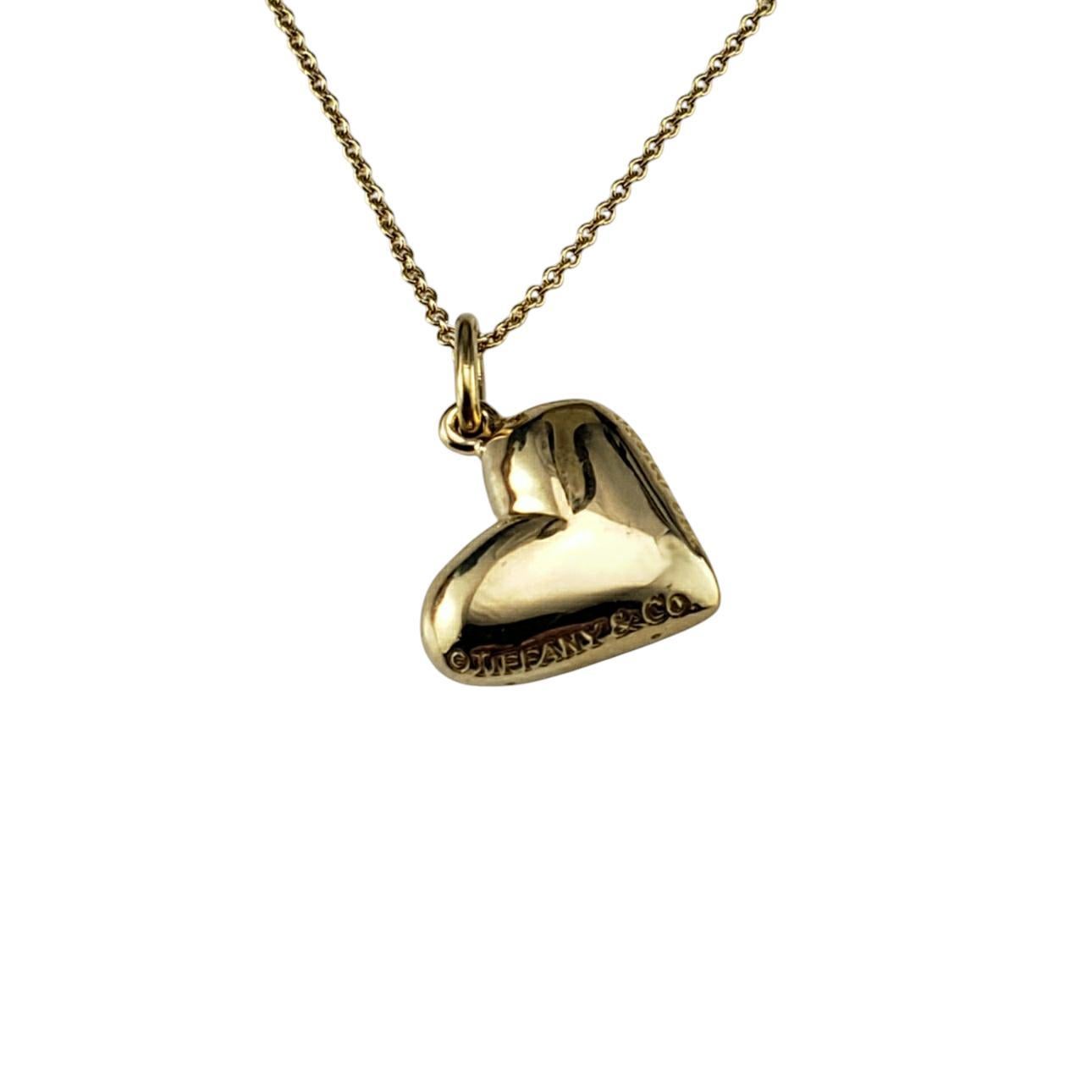 Tiffany & Co. Collar Corazón Étoile Diamante Oro Amarillo/Platino 18K #20501 Contemporáneo en venta