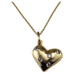 Tiffany & Co. Collana con cuore Etoile in oro giallo 18 carati e platino #20501