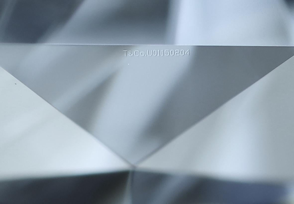 Verlobungsring von Tiffany & Co. aus 18 Karat Gelbgold und Platin mit ovalem Diamanten,79 Karat G VS1 6