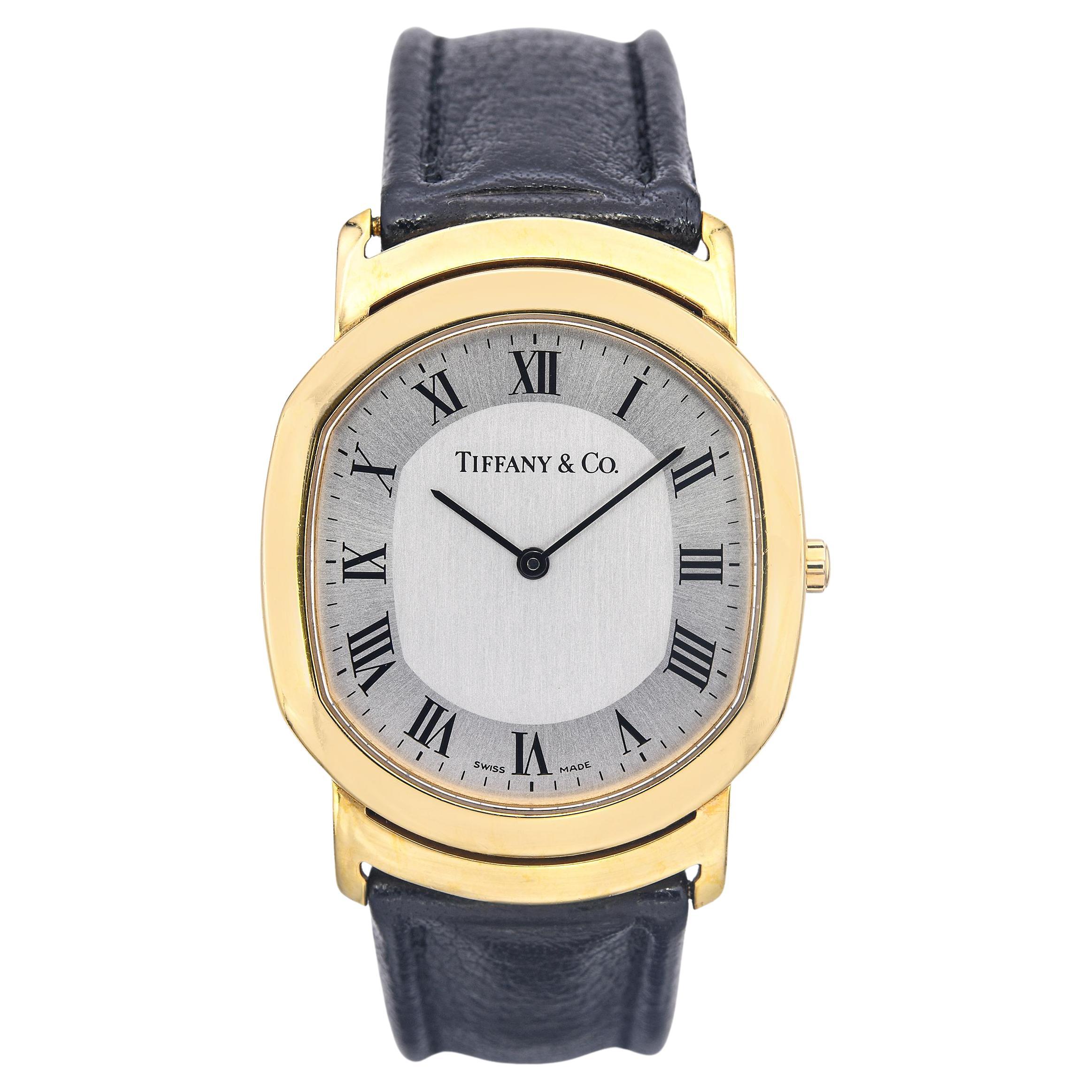 Tiffany 
Co. 18k Yellow Gold Quartz Men
s Watch en venta