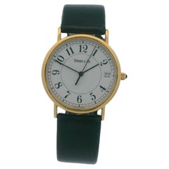 Tiffany & Co. Montre à quartz en or jaune 18 carats