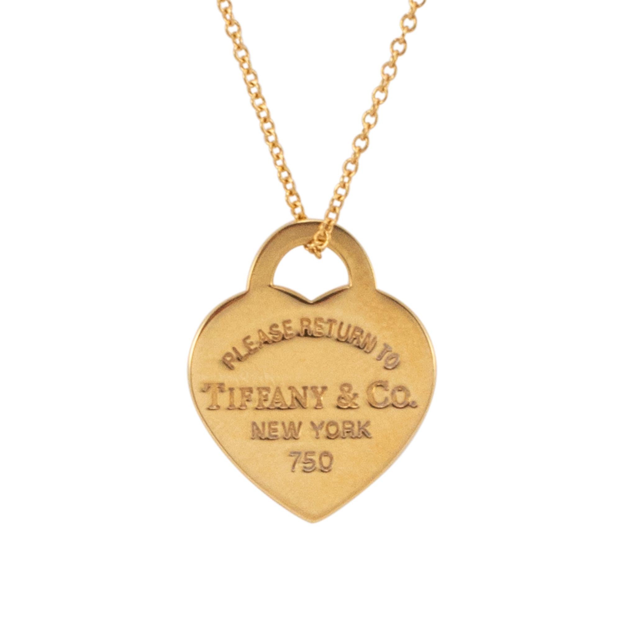 Marke: Tiffany & Co. 

Geschlecht: Damen 

Metall Typ: 18K Gelbgold

Länge: 18,00 Zoll

Breite: 0,65 mm

Gewicht: 5,07 Gramm

Damen-Halskette aus 18 Karat Gelbgold. Das Metall wurde getestet und es wurde festgestellt, dass es sich um 18 Karat
