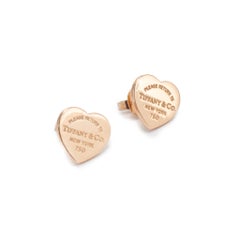 Tiffany & Co. Orecchini a perno in oro giallo 18K Return to Tiffany Heart Tag