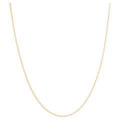 Collier Tiffany & Co. à maillons « Rolo » en or jaune 18 carats, de type « Princes Chain »