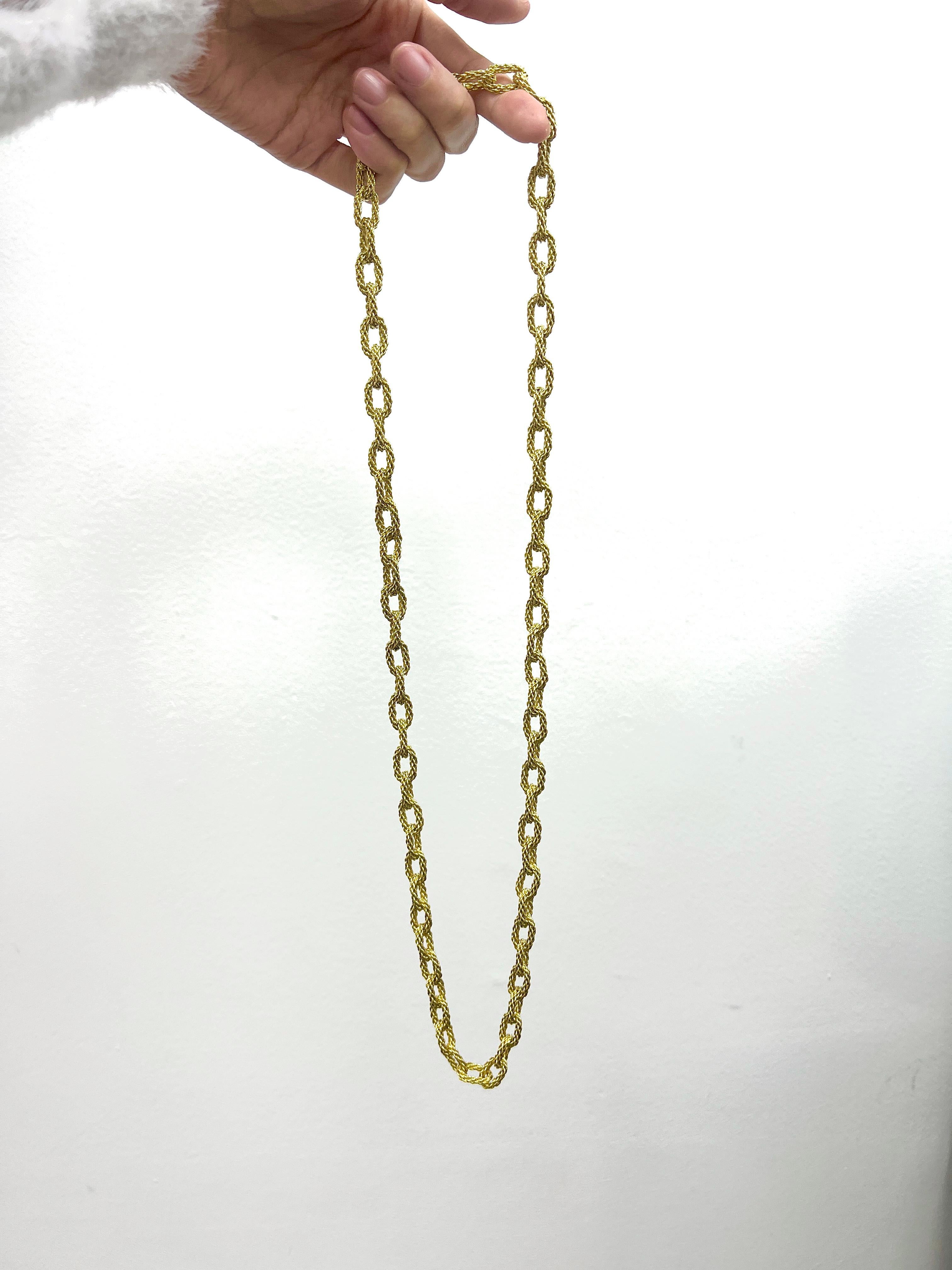 Tiffany & Co. Collana A. Link & Co. in oro giallo 18 ct. in vendita 1