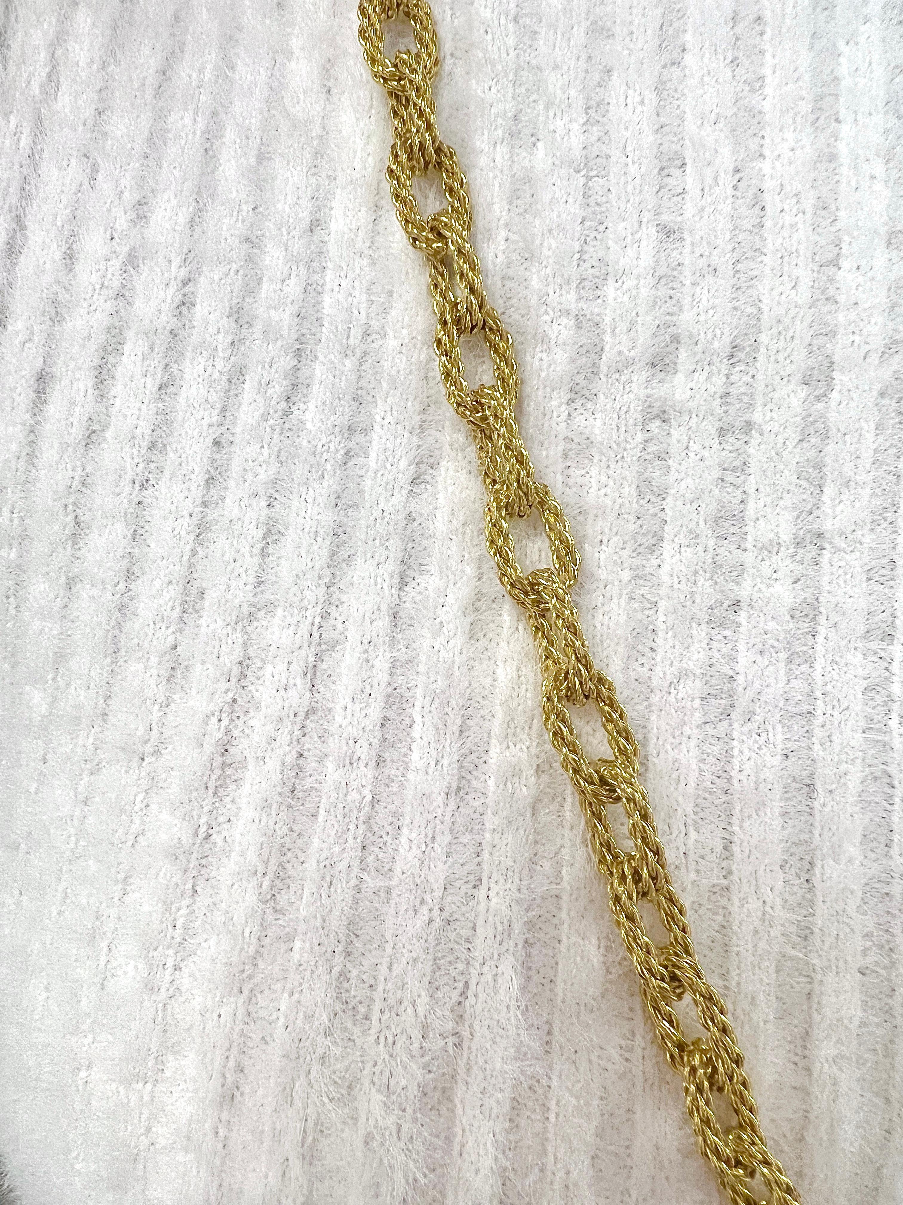 Tiffany & Co. Collana A. Link & Co. in oro giallo 18 ct. in vendita 3