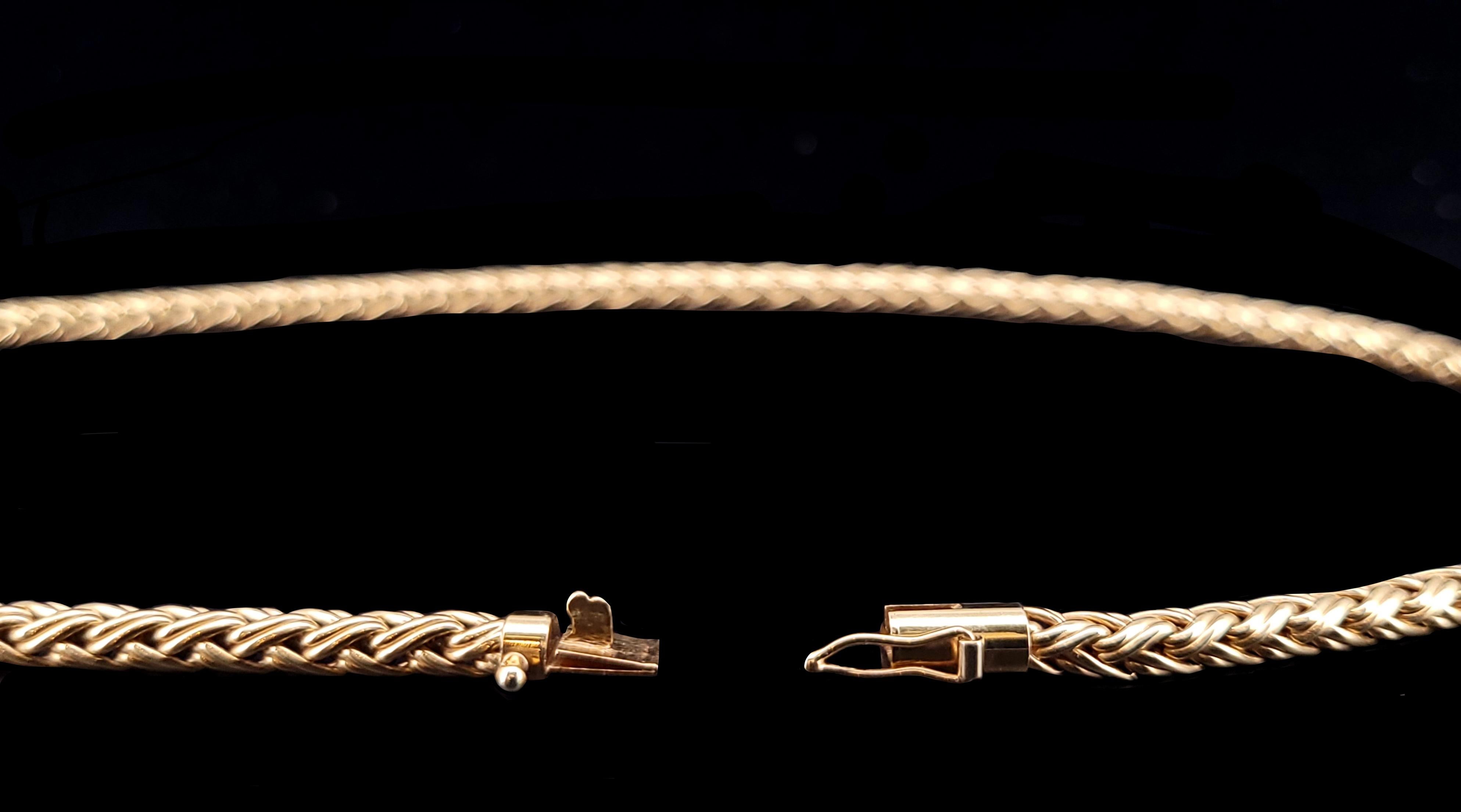 Tiffany & Co. Collana a catena con grano russo in oro giallo 18 ct. In condizioni ottime in vendita a New York, NY