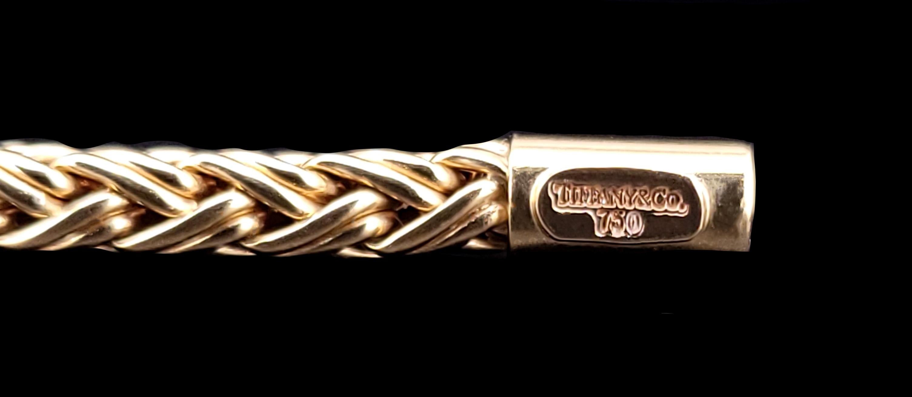 Tiffany & Co. Collana a catena con grano russo in oro giallo 18 ct. in vendita 1