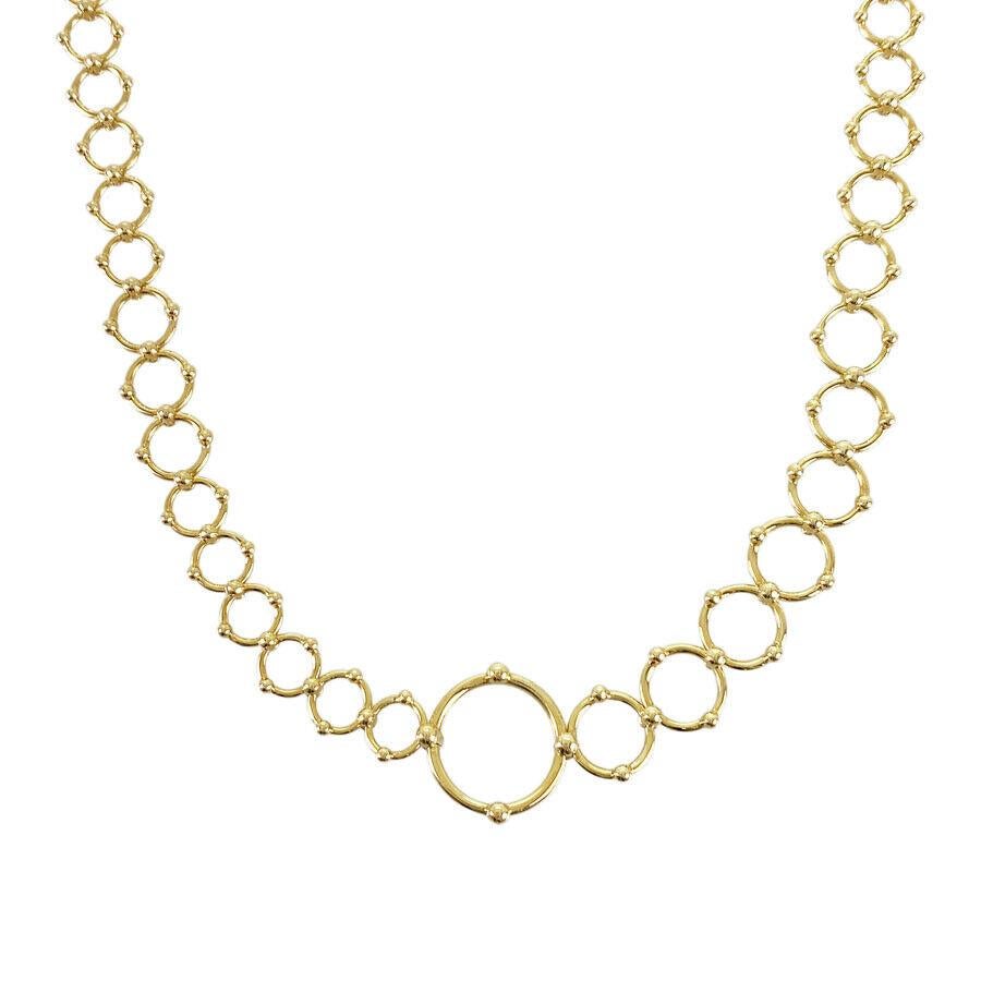 Tiffany & Co. 18k Yellow Gold Sautoir Link Necklace Circa 1970s Vintage

Here is your chance to purchase a beautiful and highly collectible designer necklace. 
Size	Weight: 60.3 g Necklace Width: 0.3