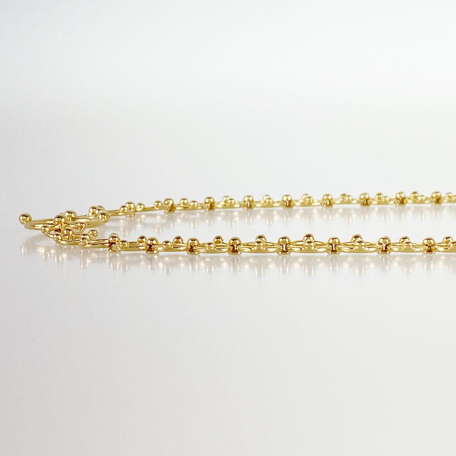 TIFFANY & CO. 18k Yellow Gold Sautoir Link Necklace Vintage Circa 1970s In Excellent Condition In Beverly Hills, CA