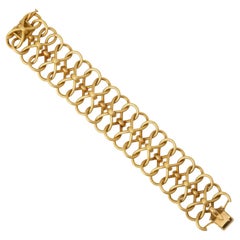 Tiffany & Co. 18K Yellow Gold Schlumberger Link Bracelet