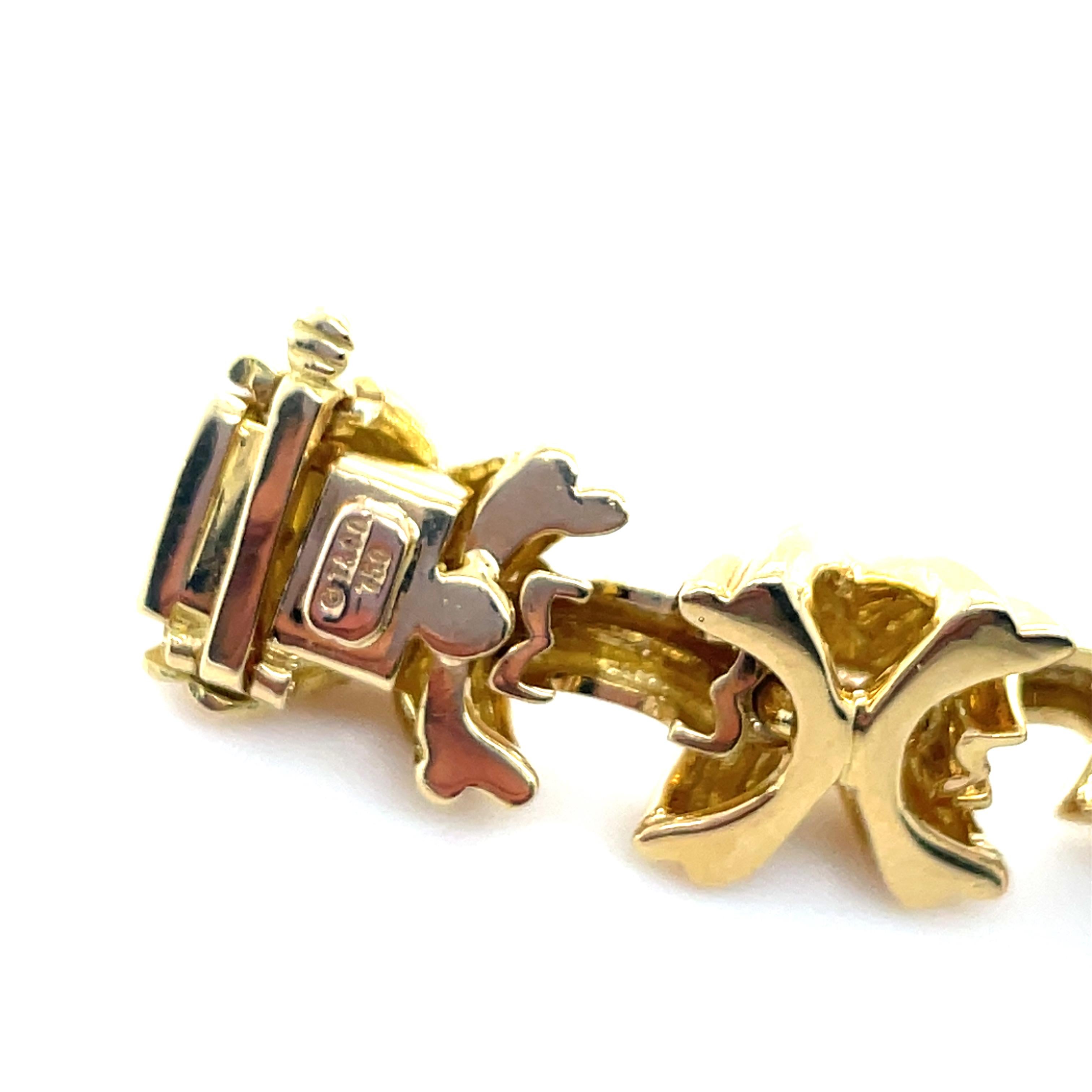 Women's Tiffany & Co., 18K Yellow Gold Signature X Link Bracelet