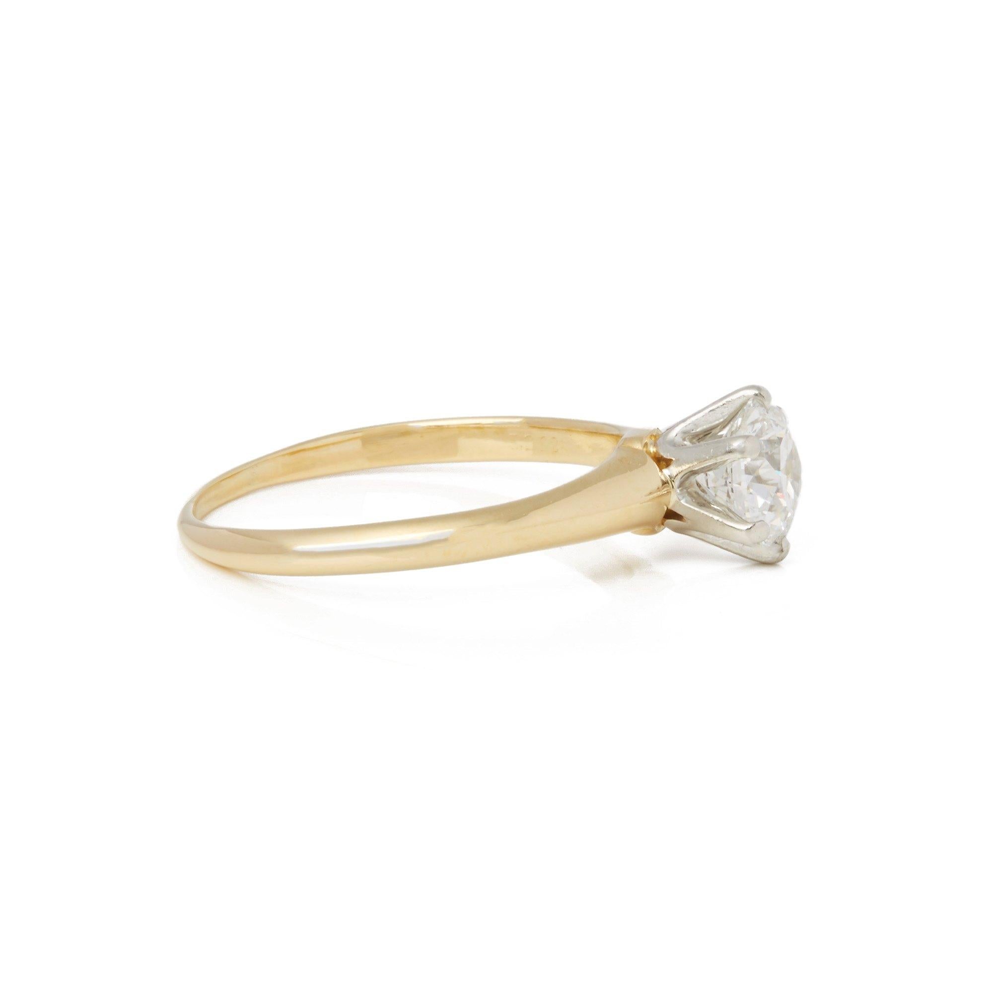 diamond solitaire rings yellow gold