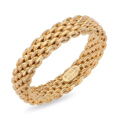 Tiffany & Co. 18k Yellow Gold Somerset Mesh Band Ring
