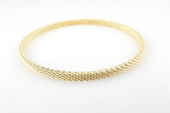 Tiffany & Co. 18k Yellow Gold Somerset Mesh Bangle Bracelet
