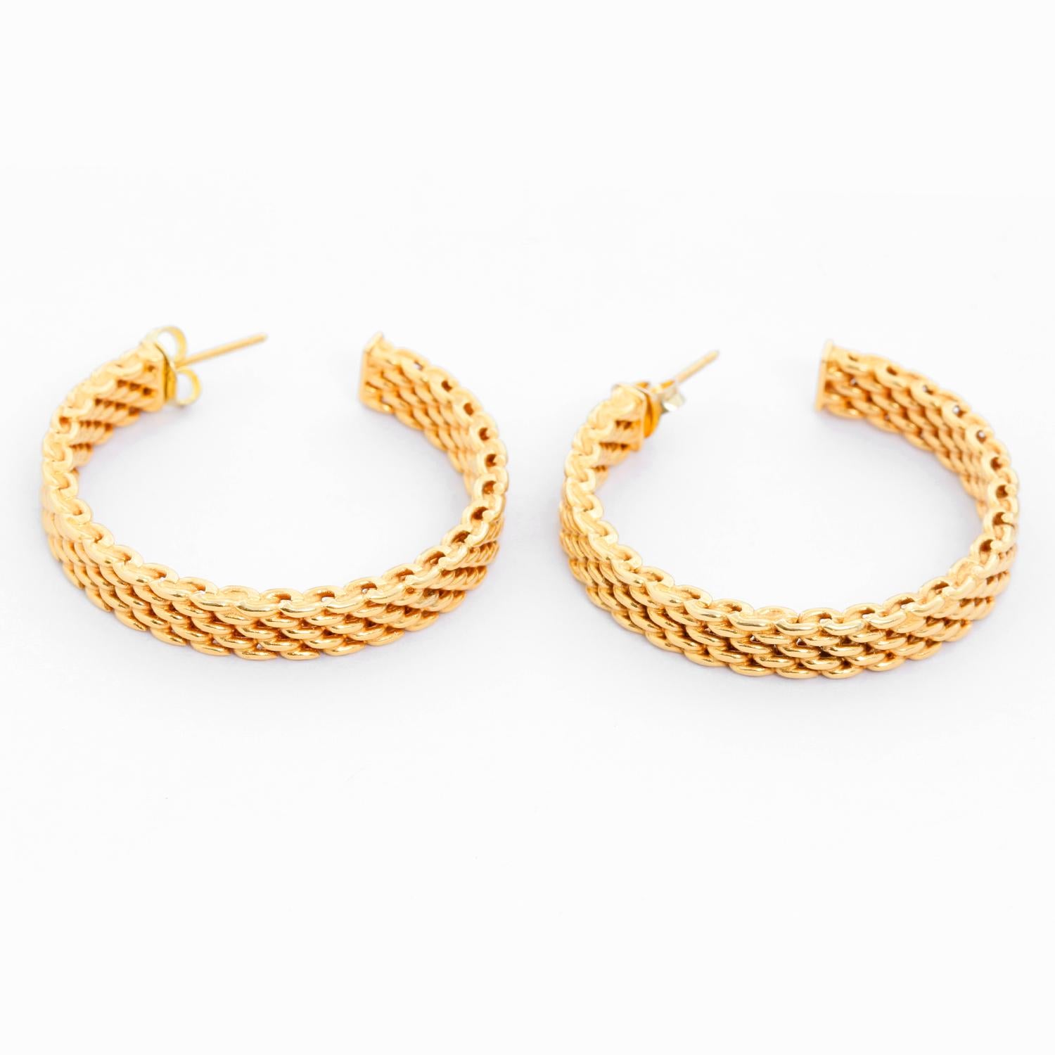 tiffany somerset mesh earrings