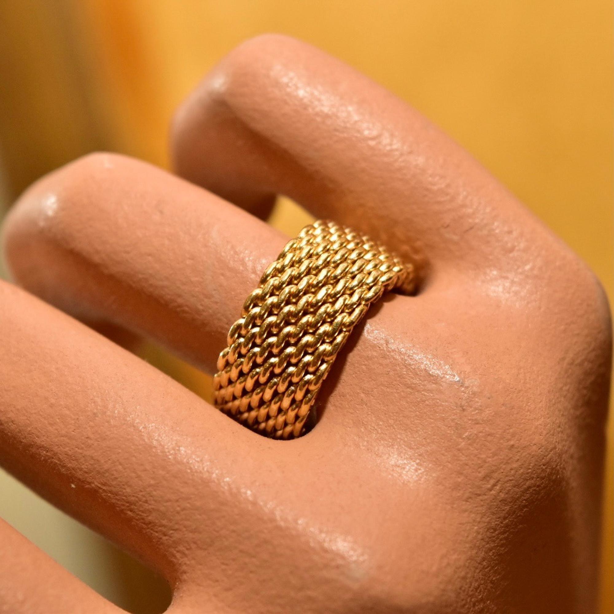 Tiffany & Co. 18k Yellow Gold Somerset Ring 5