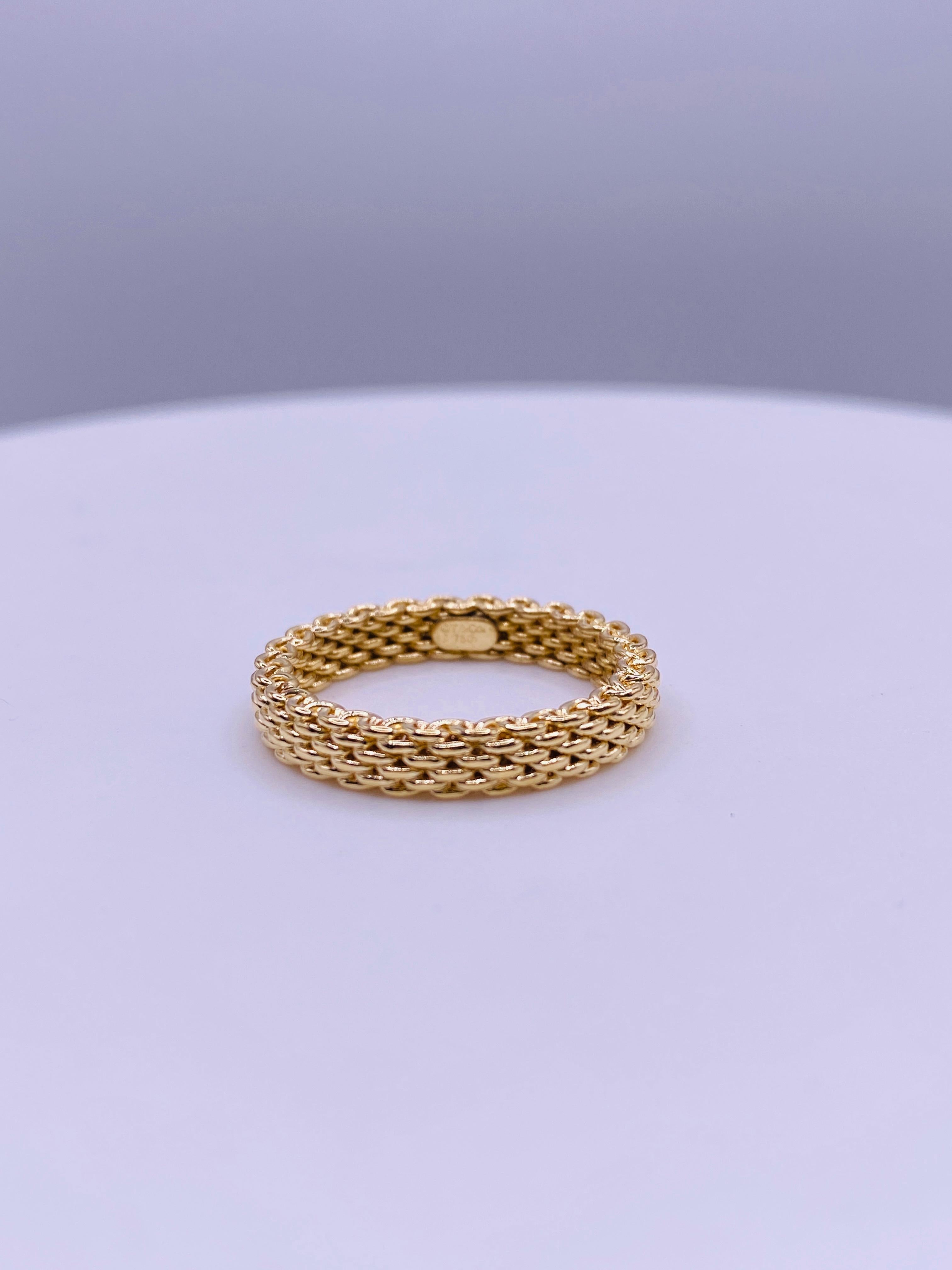 Tiffany & Co 18k Yellow Gold Somerset Ring 1