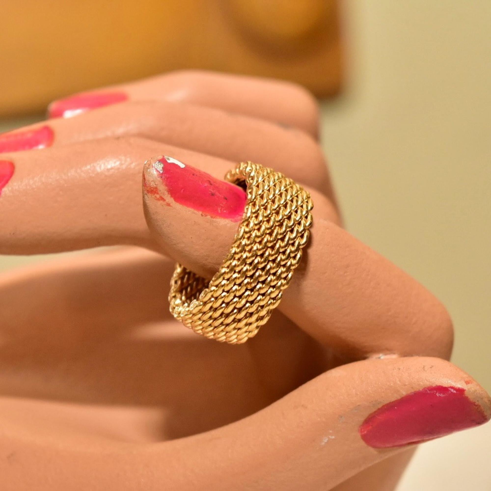 Tiffany & Co. 18k Yellow Gold Somerset Ring 1
