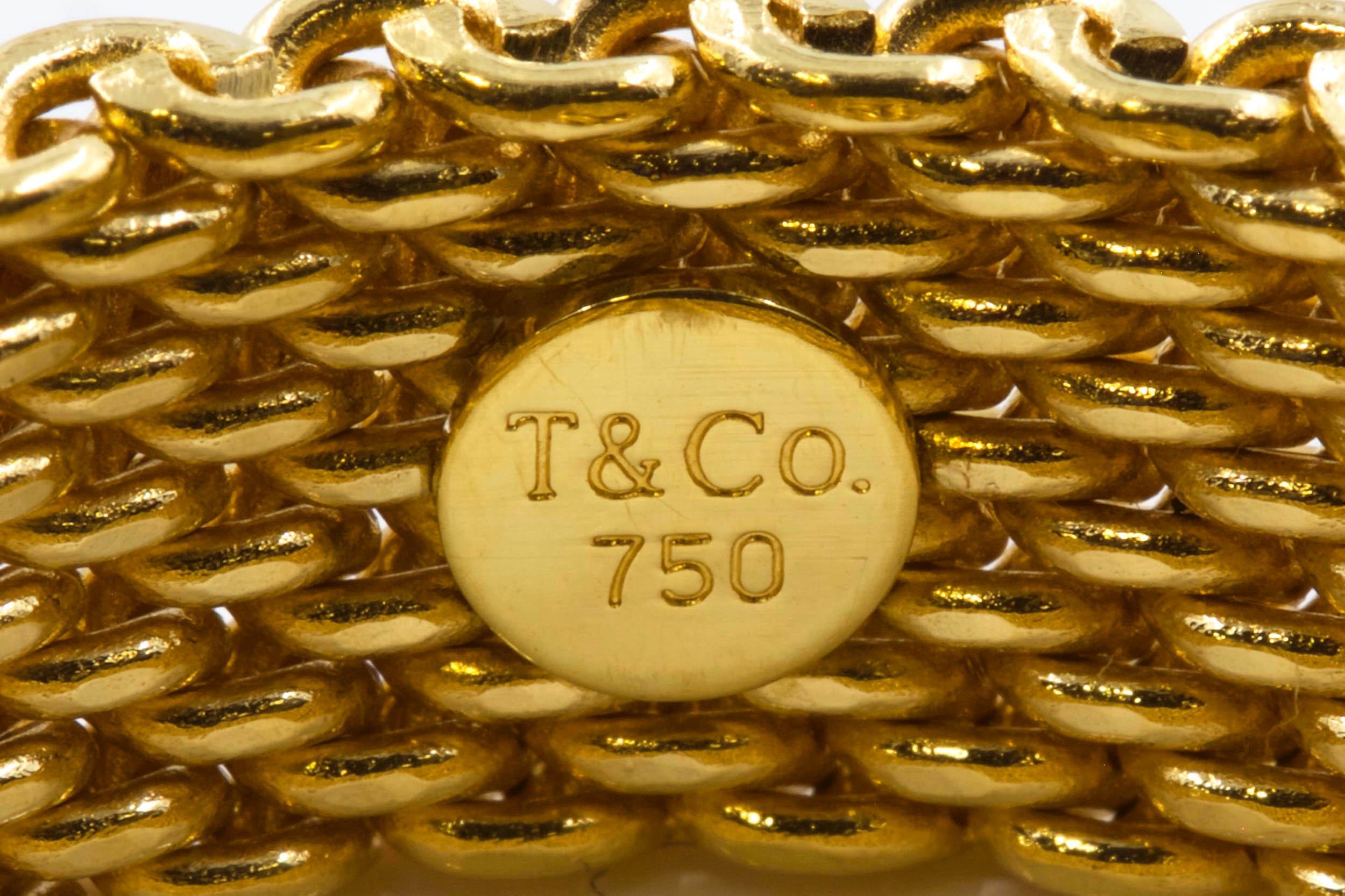 20th Century Tiffany & Co 18K Yellow Gold 