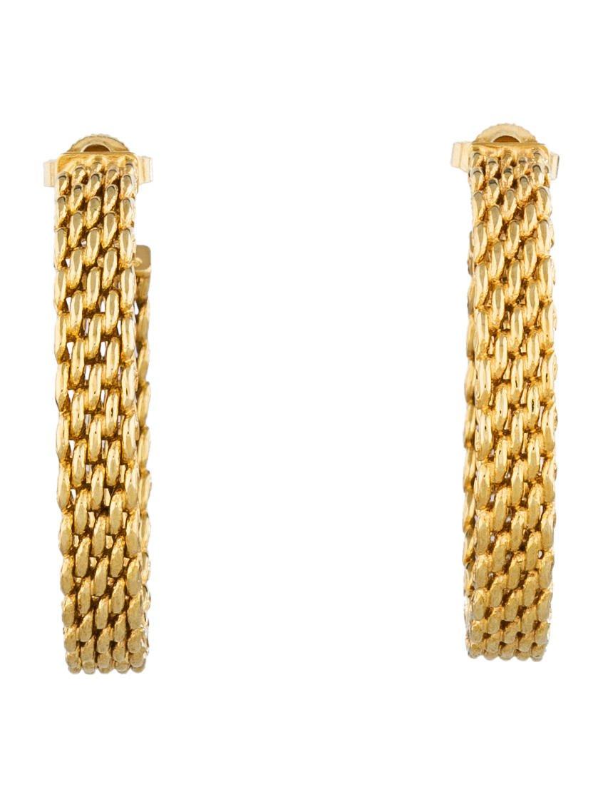 -Mint condition
-18k Yellow Gold
-Earrings Diameter: 1.3