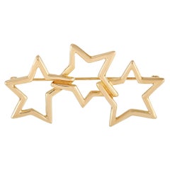 Tiffany & Co. 18K Yellow Gold Star Brooch