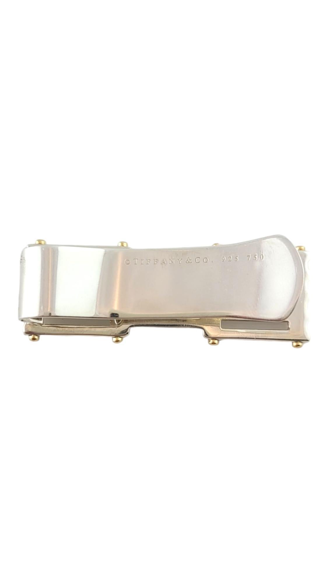 Tiffany & Co. 18K Yellow Gold & Sterling Silver Gate Link Money Clip #18137 1