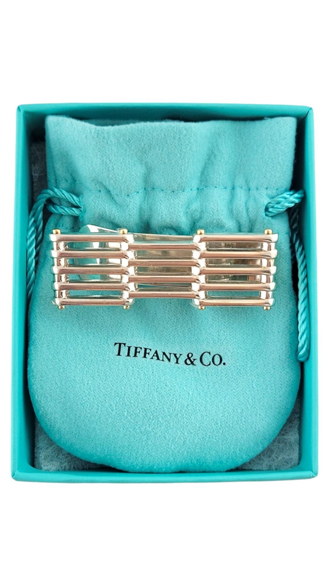 Tiffany & Co. 18K Yellow Gold & Sterling Silver Gate Link Money Clip #18137 5