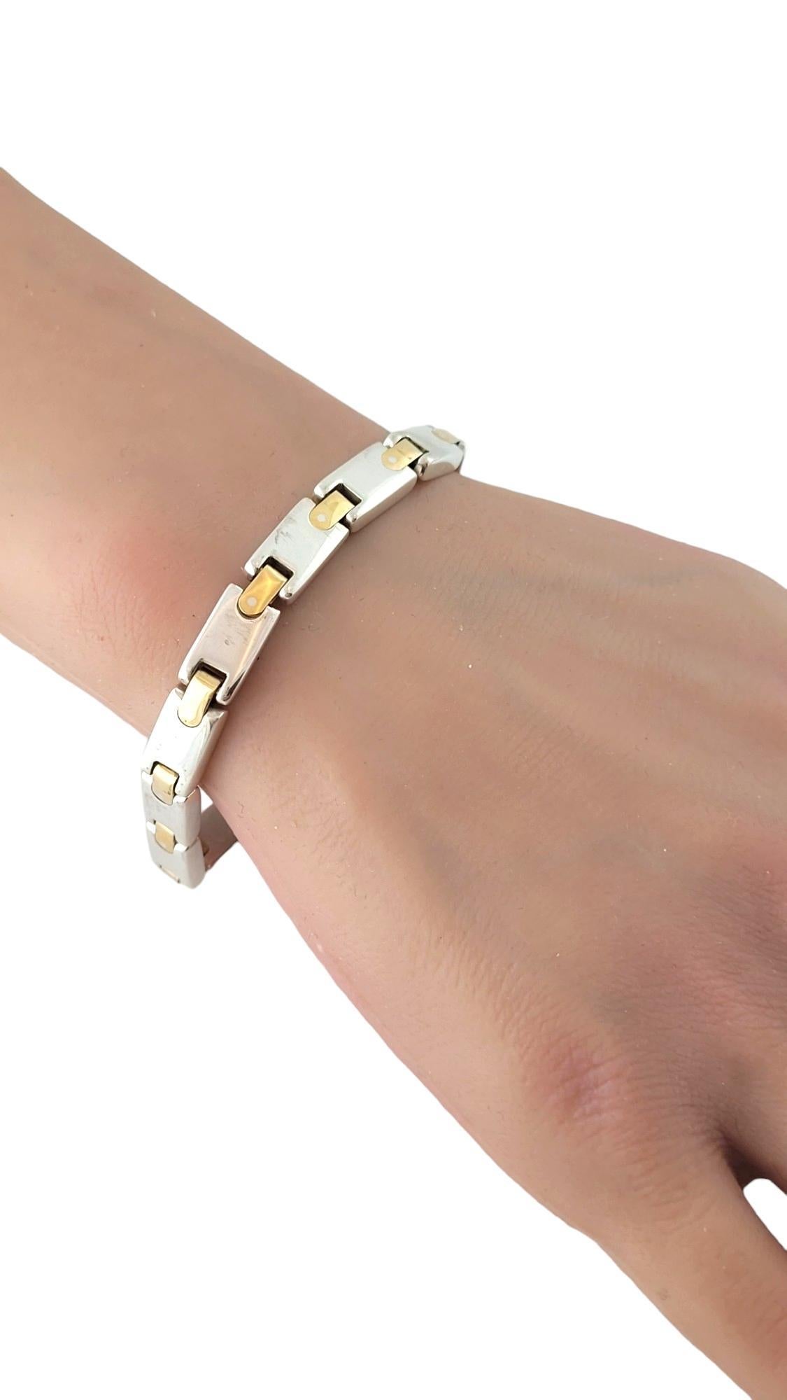 Tiffany & Co 18K Yellow Gold & Sterling Silver Link Bracelet #17789 3
