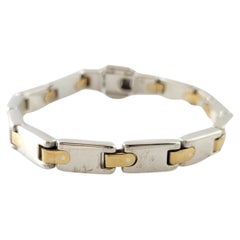 Tiffany & Co 18K Yellow Gold & Sterling Silver Link Bracelet #17789