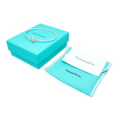 Tiffany & Co. 18k Yellow Gold Sterling Silver Love Knot Bangle Bracelet