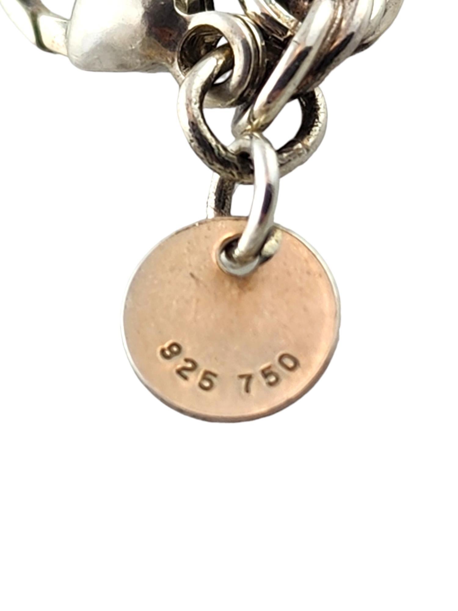 Tiffany & Co 18K Yellow Gold & Sterling Silver Rope Chain Necklace #18279 1