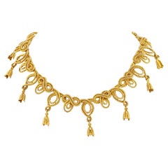 Tiffany & Co 18K Yellow Gold Tassel Necklace