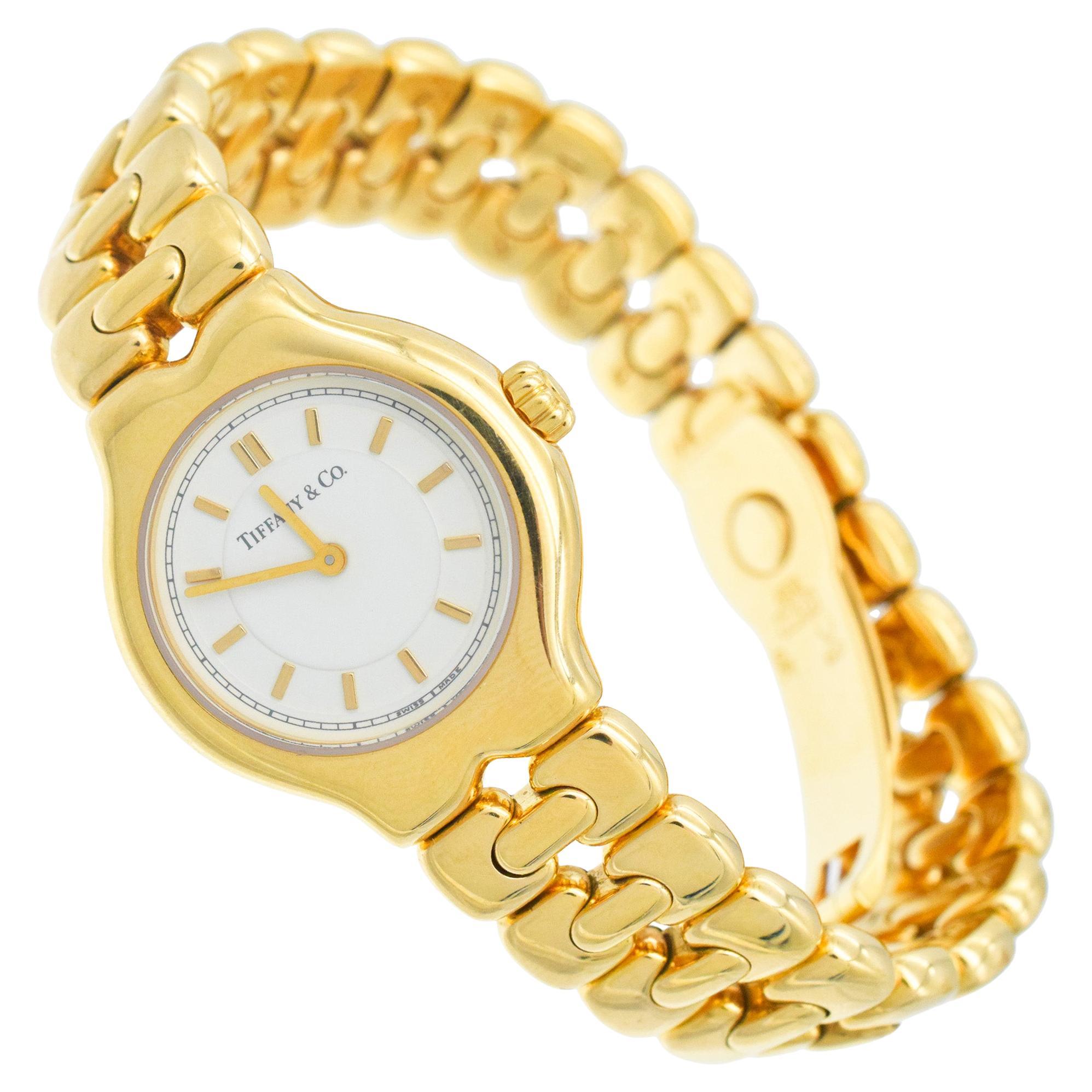 Tiffany & Co. 18k Yellow Gold Tesoro Ladies Watch
