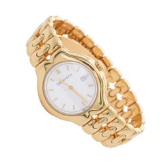 Tiffany & Co. 18k yellow gold Tesoro watch. Quartz movement