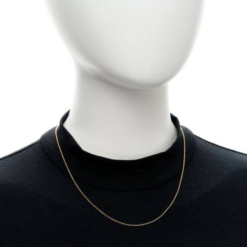 Moderne Tiffany & Co. Chaîne fine en or jaune 18k en vente