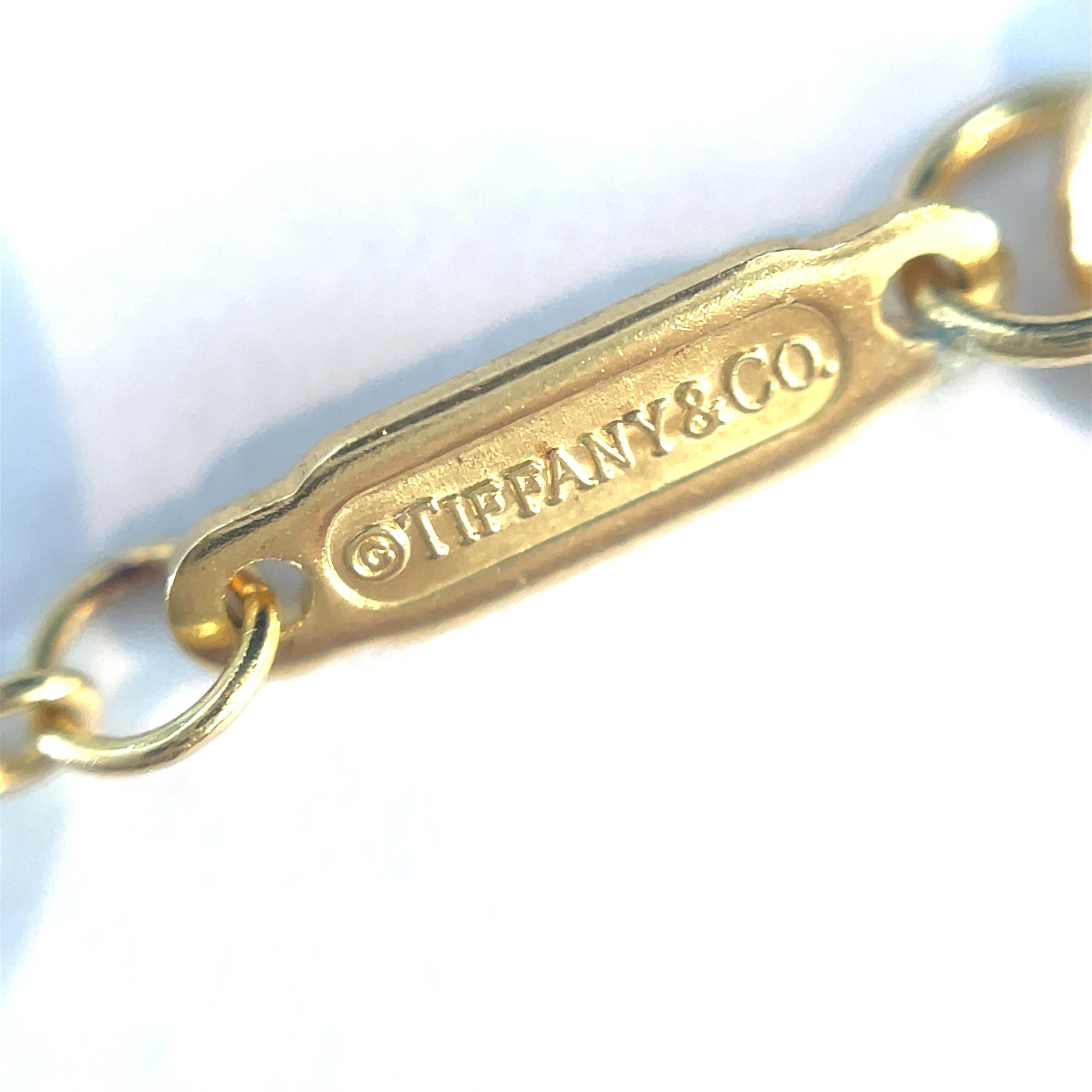 Tiffany & Co. Chaîne fine en or jaune 18k en vente 1