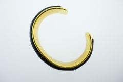 Tiffany & Co. 18 Karat Gold and Tiger Eye Bamboo Collection Bangle, circa 2002