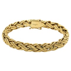 Tiffany & Co 18K Yellow Gold Weave Bracelet