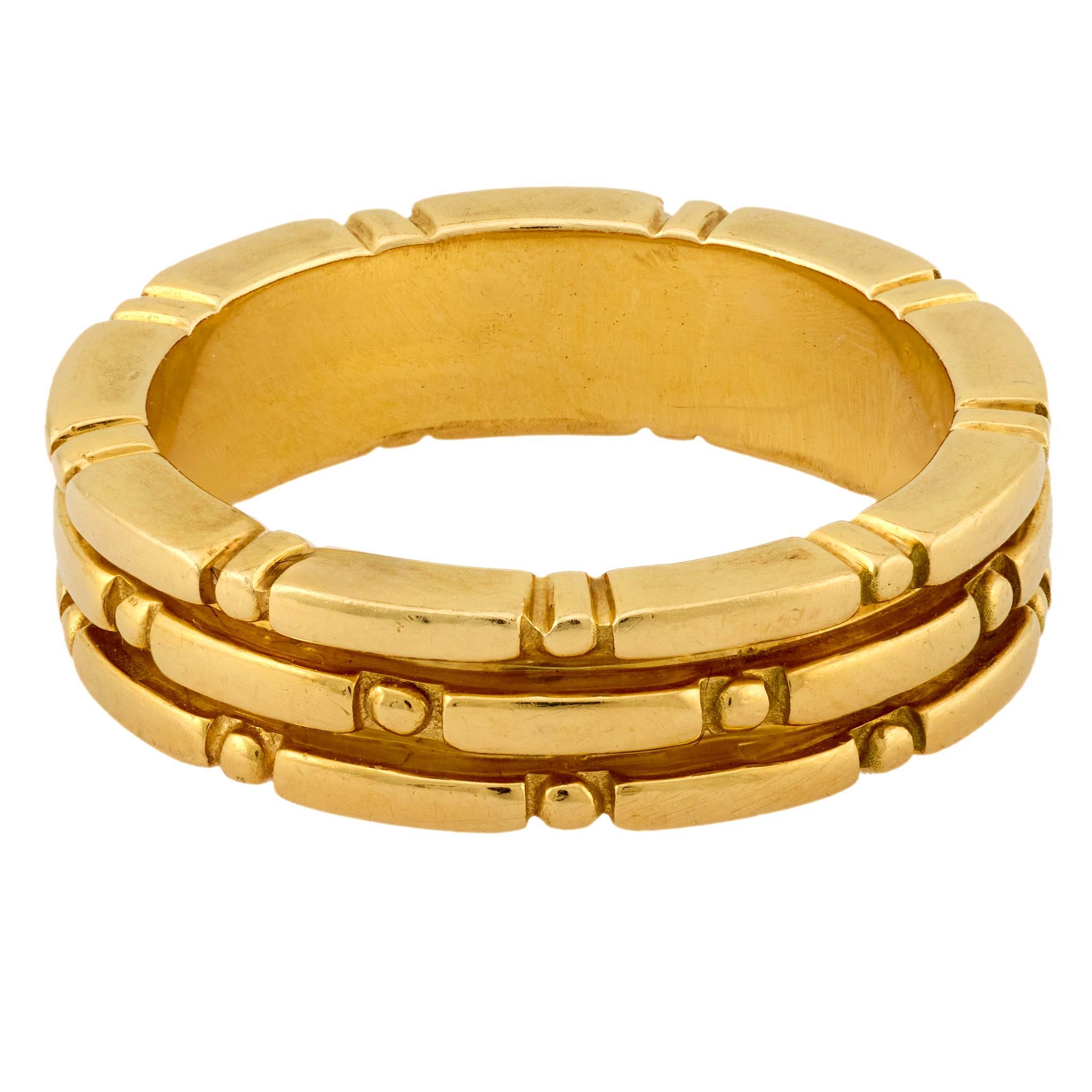 Alianza de oro amarillo de 18 quilates Tiffany & Co. Moderno en venta