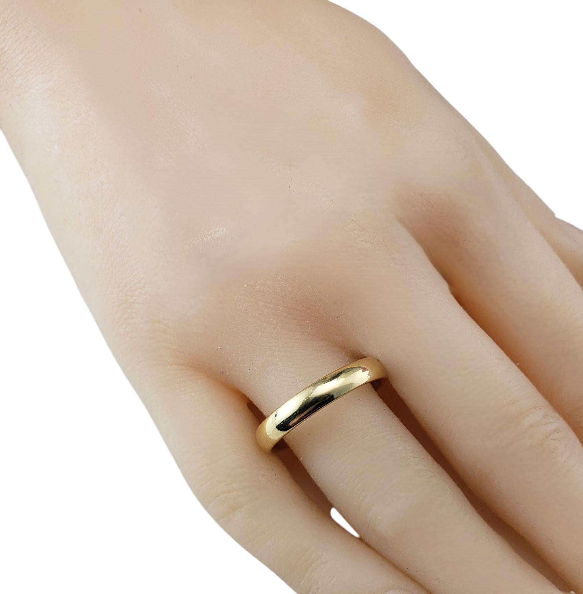 Women's Tiffany & Co. 18K Yellow Gold Wedding Band Ring Size 10 #21178 For Sale