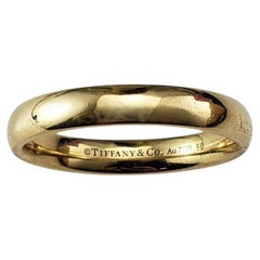Tiffany & Co. Alianza de boda de oro amarillo de 18 quilates talla 10 #21178