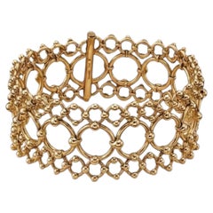 Tiffany & Co. 18K Yellow Gold Wide Bracelet