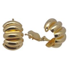 Tiffany
Co. orecchini a fisarmonica smerlati a soffietto LG 18KT